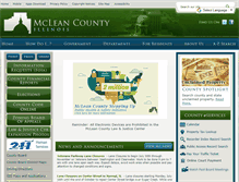 Tablet Screenshot of mcleancountyil.gov